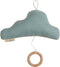 Lil' Papoe Muziekhanger - Handgemaakte Wolk Knuffel met Uniek Slaapliedje - Baby Kamer Accessoires - Tetra Munt