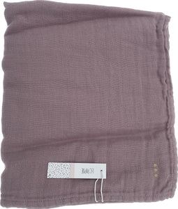 Lil' Papoe Swaddle - Inbakerdoek uit 100% Organisch Katoen - Wikkeldeken - Tetra Lila