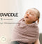 Lil' Papoe Swaddle - Inbakerdoek uit 100% Organisch Katoen - Wikkeldeken - Tetra Donkergroen