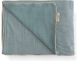Lil' Papoe Wiegdeken - 100% Organisch Katoenen Wieglaken - 75x100cm - Tetra Muntgroen