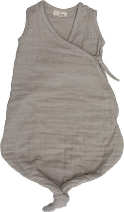 Lil' Papoe Baby Slaapzak Zonder Mouwen - 100% Organisch Katoen - 0 tot 6 Maanden - Beige