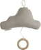 Lil' Papoe Muziekhanger - Handgemaakte Wolk Knuffel met Uniek Slaapliedje - Baby Kamer Accessoires - Tetra Beige