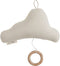 Lil' Papoe Muziekhanger - Handgemaakte Wolk Knuffel met Uniek Slaapliedje - Baby Kamer Accessoires - Teddy Creme