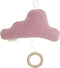 Lil' Papoe Muziekhanger - Handgemaakte Wolk Knuffel met Uniek Slaapliedje - Baby Kamer Accessoires - Tetra Lila