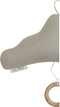 Lil' Papoe Muziekhanger - Handgemaakte Wolk Knuffel met Uniek Slaapliedje - Baby Kamer Accessoires - Teddy Beige