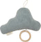 Lil' Papoe Muziekhanger - Handgemaakte Wolk Knuffel met Uniek Slaapliedje - Baby Kamer Accessoires - Teddy Munt
