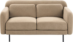 LILAND - Tweezitsbank - Bruin - Polyester