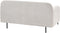 LILAND - Tweezitsbank - Off-white - Polyester