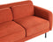 LILAND - Tweezitsbank - Oranje - Polyester