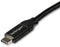Startech.com USB-C naar USB-C kabel - 5A/100W Power Delivery - 2 m - Zwart