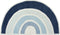 Lilipinso Vloerkleed Blue Rainbow | 120 x 70 cm (dikte: 1,5 cm) | Kinderkamer | Babykamer | Baby | Kinderen