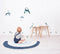 Lilipinso Vloerkleed Blue Rainbow | 120 x 70 cm (dikte: 1,5 cm) | Kinderkamer | Babykamer | Baby | Kinderen