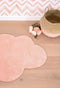Lilipinso Vloerkleed Wolk Abrikoos Roze | 100 x 64 cm (dikte: 1,5 cm) | Kinderkamer | Babykamer | Baby | Kinderen