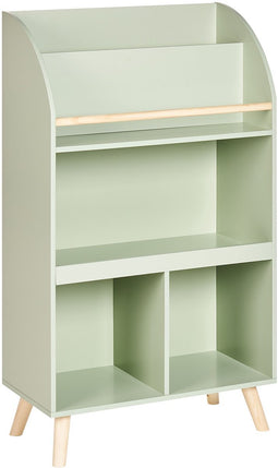 LILOET - Boekenkast met 3 planken - Lichtgroen - Hout