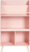 LILOET - Boekenkast met 3 planken - Pastelroze - Hout