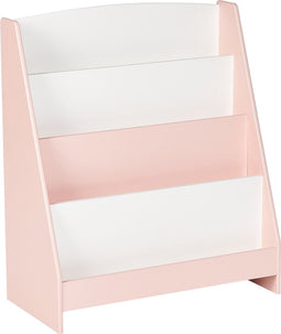 LILOET - Boekenkast met 4 planken - Pastelroze - Hout