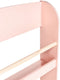 LILOET - Wandboekenkast - Pastel roze - MDF