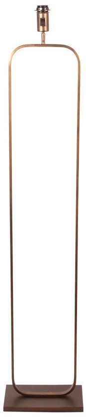 Bronzen Vloerlamp Stang 4740BR, klassieke metalen vloerlamp met kantelbare functie en afmeting 147