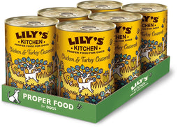 Lily's Kitchen - Hondenvoer Natvoer - Stoofpotje met Kip & Kalkoen - 6 x 400 g