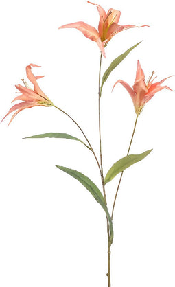 Lily wild spray x3 coral 100 cm Emerald