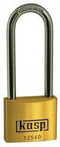 Kasp K12540L40A5 Hangslot 40 mm Gelijksluitend Goud-geel Sleutelslot