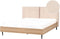 LIMANTON - Bed - Beige - 160 x 200 cm - Bouclé