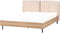 LIMANTON - Bed - Beige - 160 x 200 cm - Bouclé