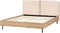 LIMANTON - Bed - Beige - 160 x 200 cm - Bouclé