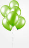 Lime groene ballonnen metallic | 10 stuks