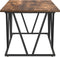 vidaXL - Koffietafel - - - Gerookt - Eiken - - - 100x50x40 - cm - - - Spaanplaat - en - Metaal