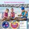 Limmys Zwemvest voor Kinderen - Drijfvest met Aanpasbare Drijfsterkte - Veilige & Comfortabele Reddingsvest - Roze Luipaard - L (5-9 Jaar)