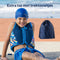 Limmys Zwemvest voor Kinderen - Drijfvest met Aanpasbare Drijfsterkte - Veilige & Comfortabele Reddingsvest - Marineblauw - S (1-2 Jaar)
