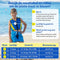 Limmys Zwemvest voor Kinderen - Drijfvest met Aanpasbare Drijfsterkte - Veilige & Comfortabele Reddingsvest - Koningsblauw - S (1-2 Jaar)