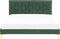 LIMOUX - Tweepersoonsbed - Groen - 160 x 200 cm - Fluweel