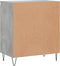 vidaXL - Dressoir - 60x35x70 - cm - bewerkt - hout - betongrijs
