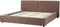 LINARDS - Bed - Tweepersoonsbed - 180 x 200 cm - Bouclé