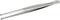Lindström TL 582-SA Onderdelenpincet 582 Plat-breed, gebogen 115 mm