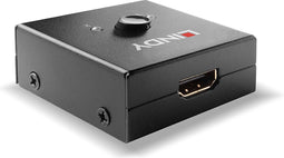 LINDY 2 Port HDMI 18G Bidirektionaler Switch HDMI-switch 2 poorten 3840 x 2160 Pixel