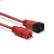 Lindy 30124 electriciteitssnoer Rood 2 m C19 stekker C20 stekker