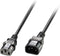 Lindy 30320 electriciteitssnoer Zwart 0,5 m C14 stekker C13 stekker