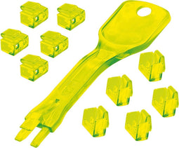 Lindy 40482 poortblokker Poortblokker + sleutel RJ-45 Geel 10 stuk(s)