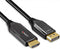 LINDY 40932 DisplayPort-kabel DisplayPort / HDMI Adapterkabel DisplayPort-stekker, HDMI-A-stekker 3.00 m Zwart