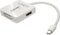 LINDY 41039 Mini-displayport / DisplayPort / DVI / HDMI Converter [1x Mini-DisplayPort stekker - 3x DisplayPort bus, DV