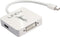 LINDY 41039 Mini-displayport / DisplayPort / DVI / HDMI Converter [1x Mini-DisplayPort stekker - 3x DisplayPort bus, DV