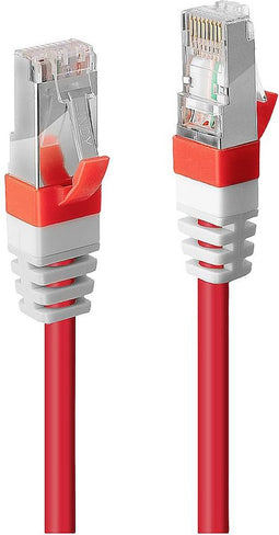 LINDY 45387 RJ45 Netwerkkabel, patchkabel 3.00 m Rood 1 stuk(s)