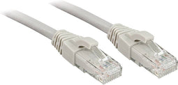 LINDY 45407 RJ45 Netwerkkabel, patchkabel CAT 6 U/UTP 10.00 m Grijs Snagless 1 stuk(s)