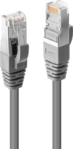 LINDY 45596 RJ45 Netwerkkabel, patchkabel CAT 6 S/FTP 90.00 m Grijs Snagless 1 stuk(s)