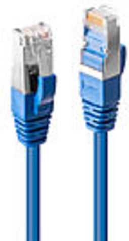 LINDY 45641 RJ45 Netwerkkabel, patchkabel CAT 6 S/STP 0.50 m Blauw 1 stuk(s)
