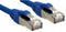 LINDY 45647 RJ45 Netwerkkabel, patchkabel 10.00 m Blauw 1 stuk(s)