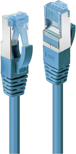LINDY 47154 RJ45 Netwerkkabel, patchkabel CAT 6A S/FTP 15.00 m Blauw 1 stuk(s)